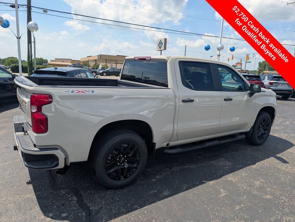 New 2026 Chevrolet Silverado 1500 Custom w/ Turbomax Blackout Package AWD/4WD image 8
