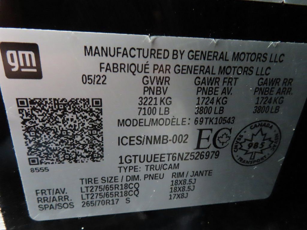 Used 2022 GMC Sierra 1500 AT4 w/ AT4 Premium Package AWD/4WD image 83