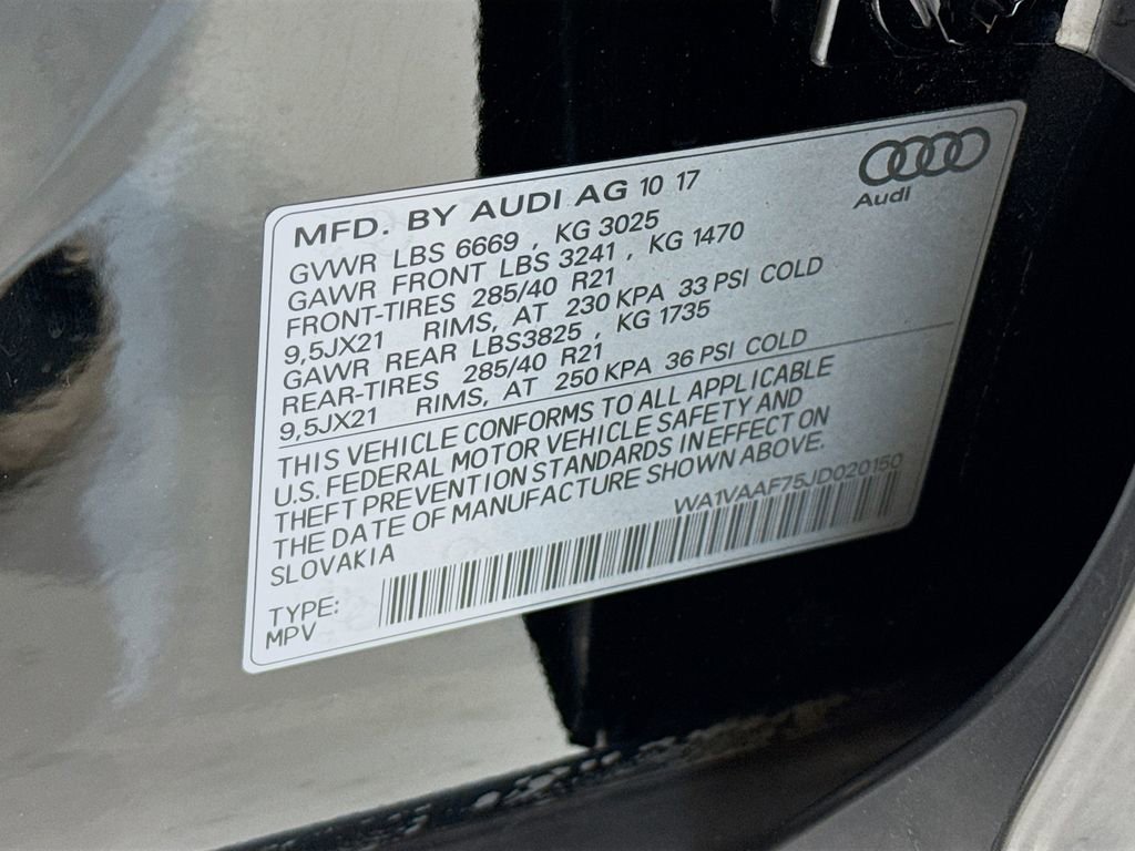 Used 2018 Audi Q7 3.0T Prestige w/ Prestige Package image 37