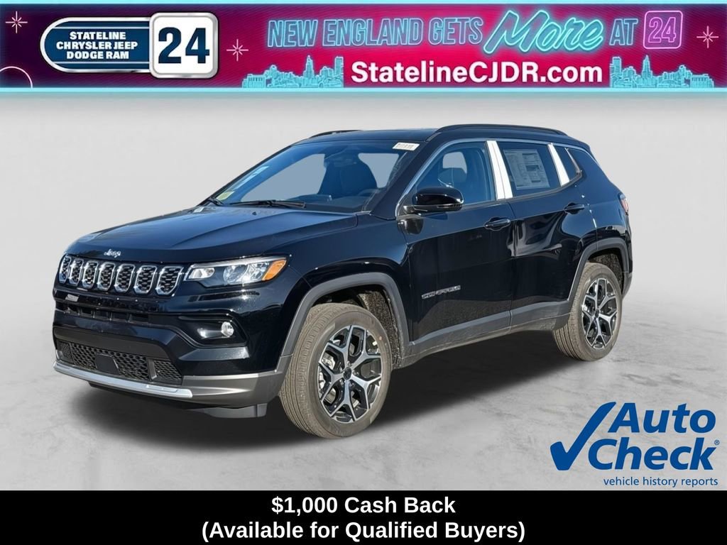 New 2026 Jeep Compass Limited w/ Sun, Sound & Navigation Group