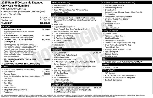 Used 2025 RAM 2500 Laramie w/ Night Edition image 3