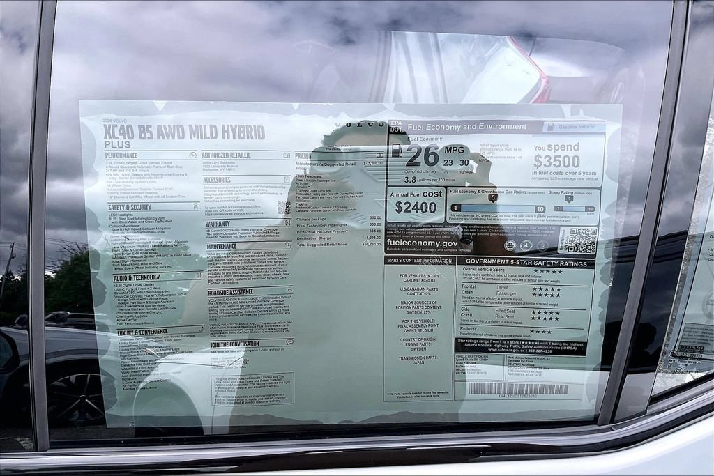 New 2026 Volvo XC40 B5 Plus w/ Protection Package Premier AWD/4WD image 13