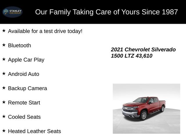 Used 2021 Chevrolet Silverado 1500 LTZ AWD/4WD image 9