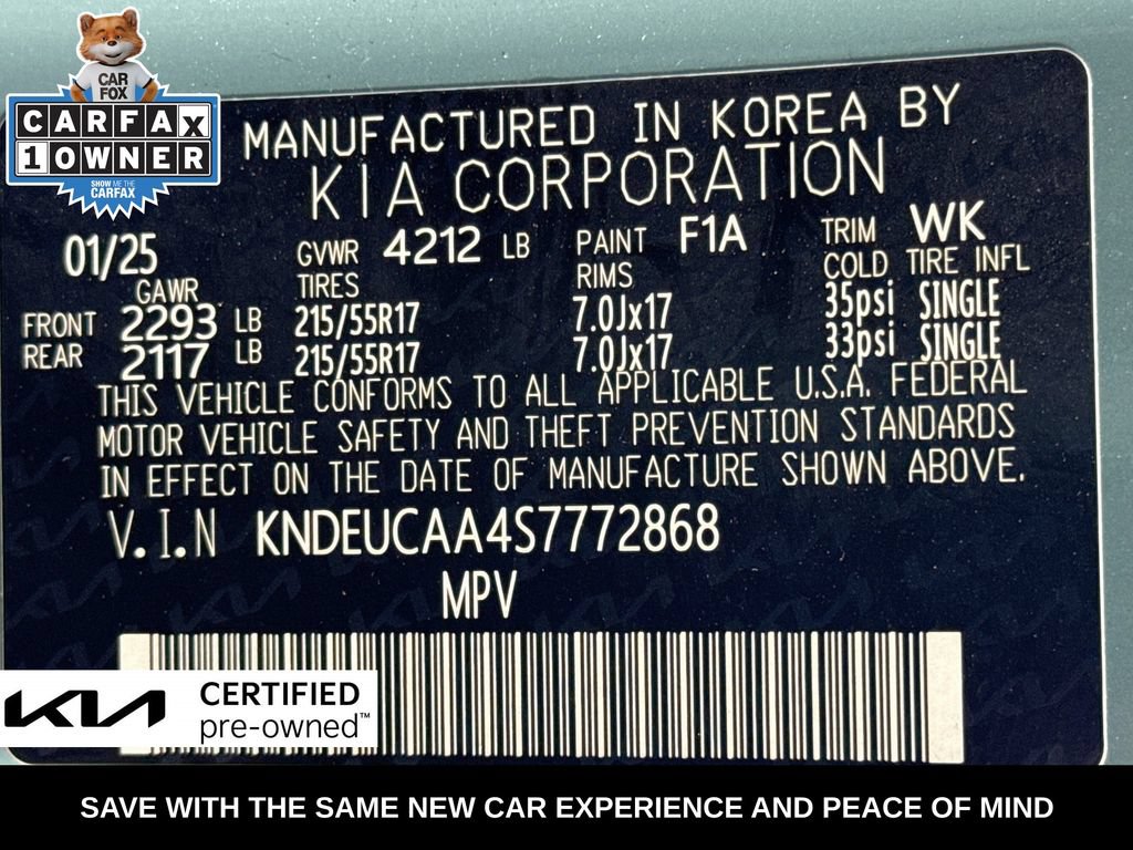 Certified 2025 Kia Seltos S AWD/4WD image 39
