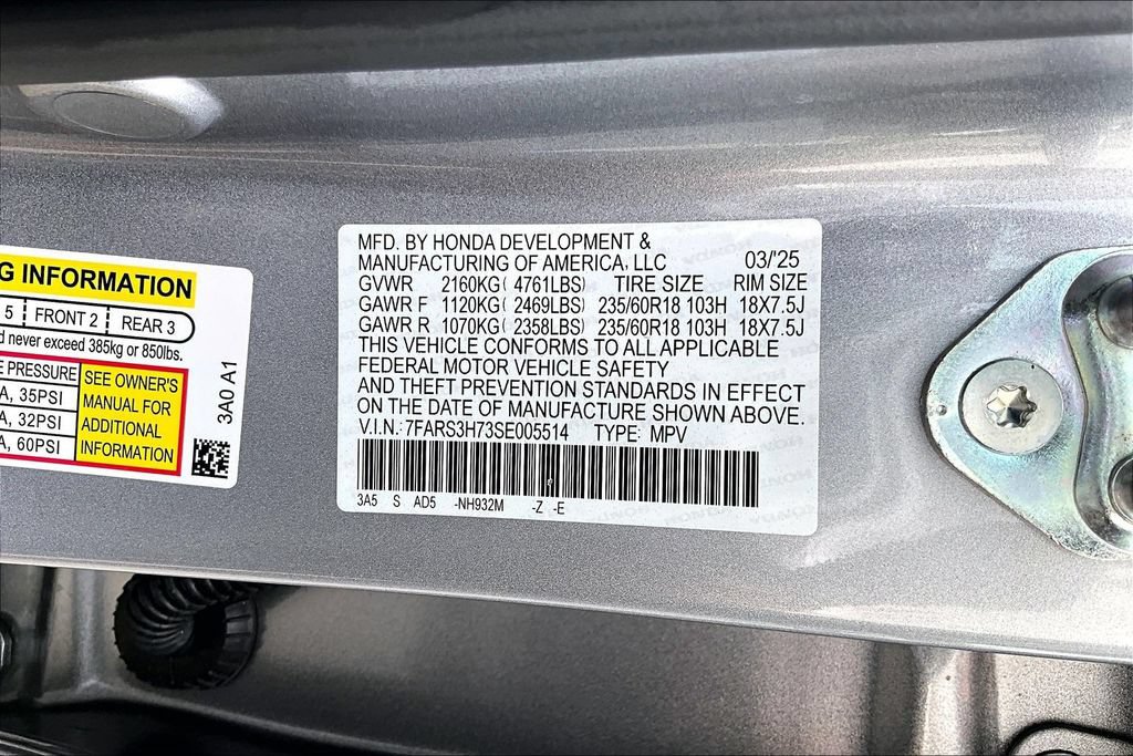 Certified 2025 Honda CR-V EX-L image 14