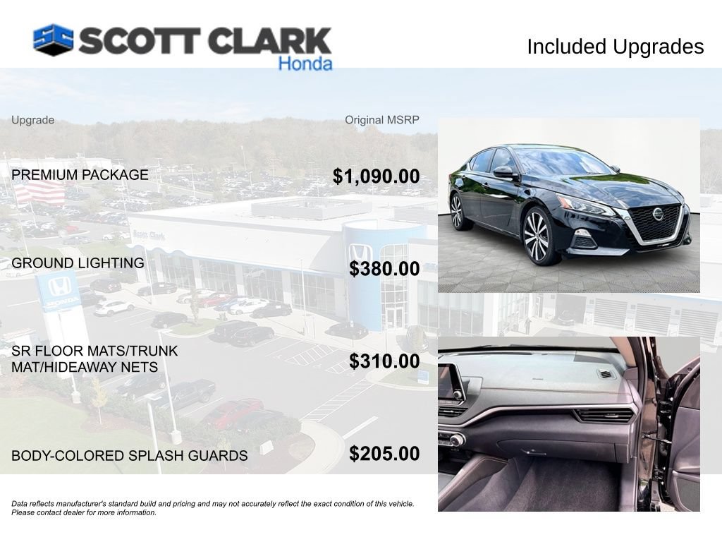 Used 2020 Nissan Altima 2.5 SR w/ Premium Package FWD image 8