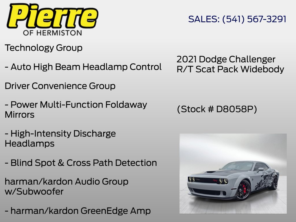 Used 2021 Dodge Challenger R/T Scat Pack RWD image 18