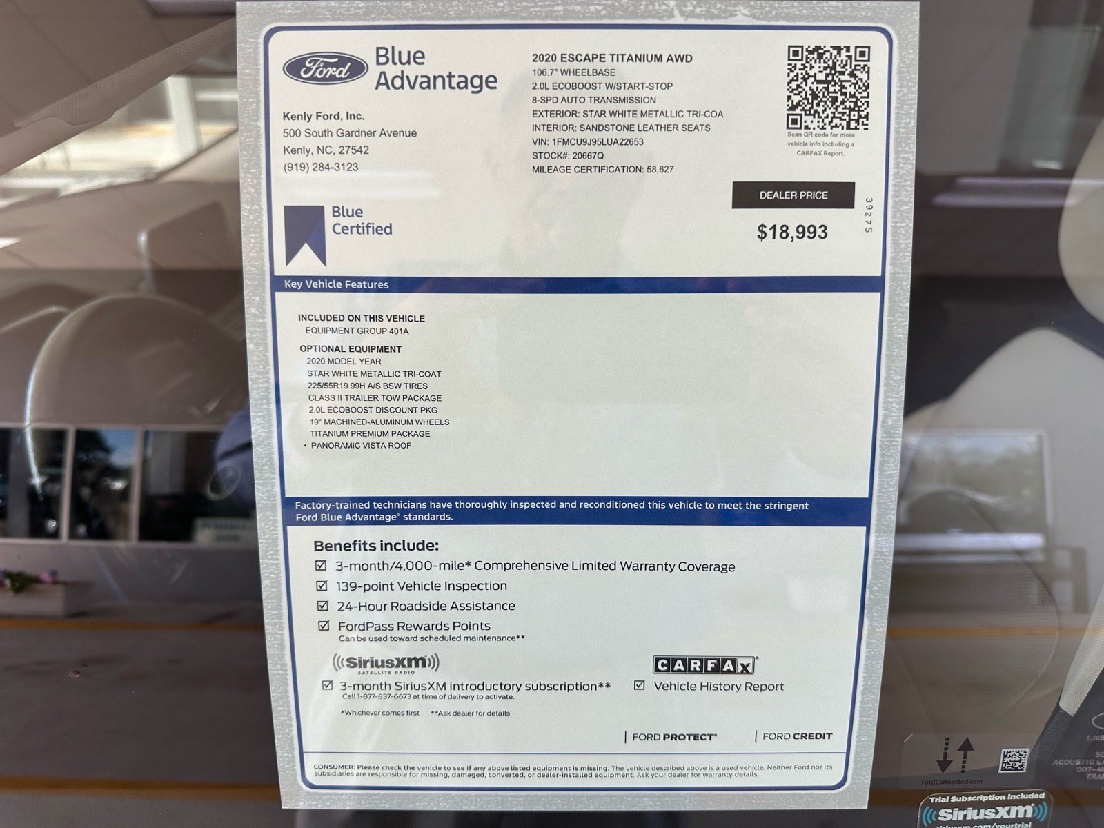 Certified 2020 Ford Escape Titanium AWD/4WD image 5