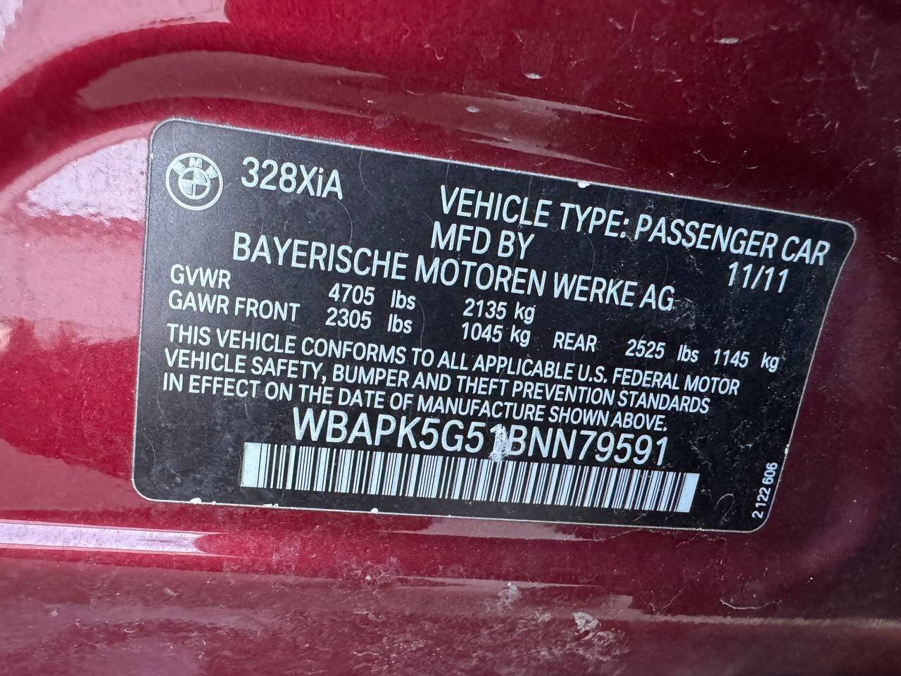 Used 2011 BMW 328i xDrive Sedan image 21