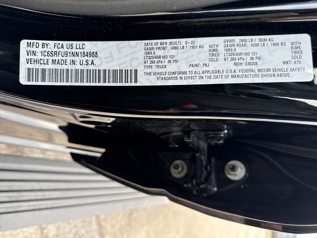 Used 2022 RAM 1500 TRX w/ TRX Level 2 Equipment Group image 44