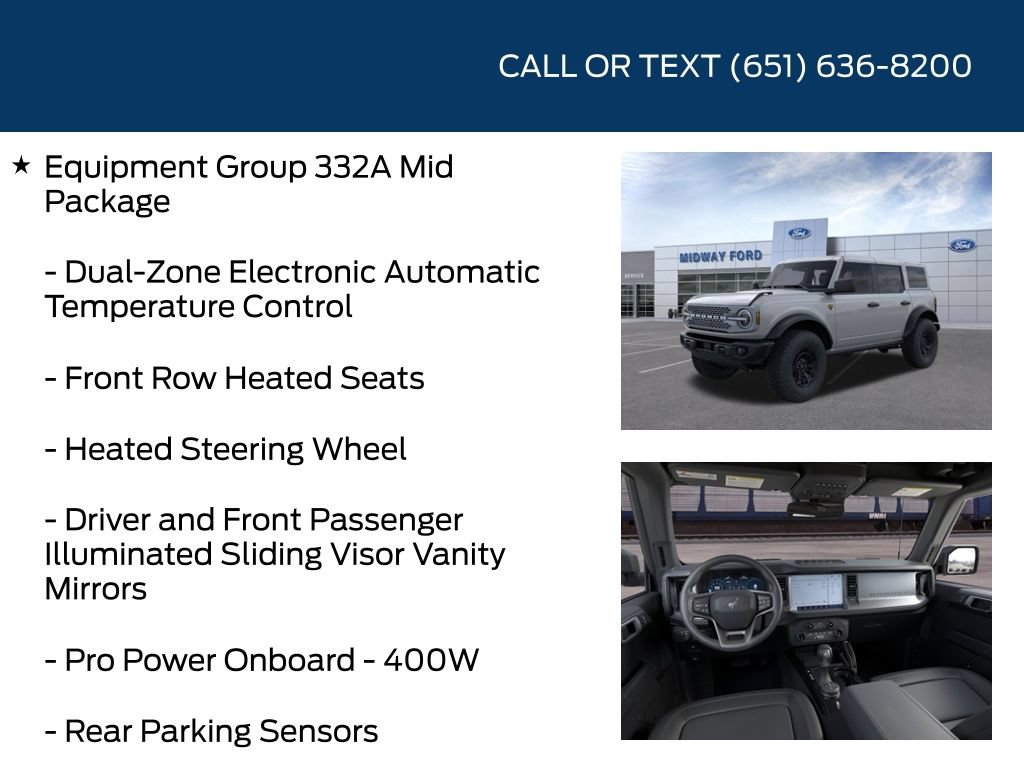 New 2026 Ford Bronco Badlands AWD/4WD image 10