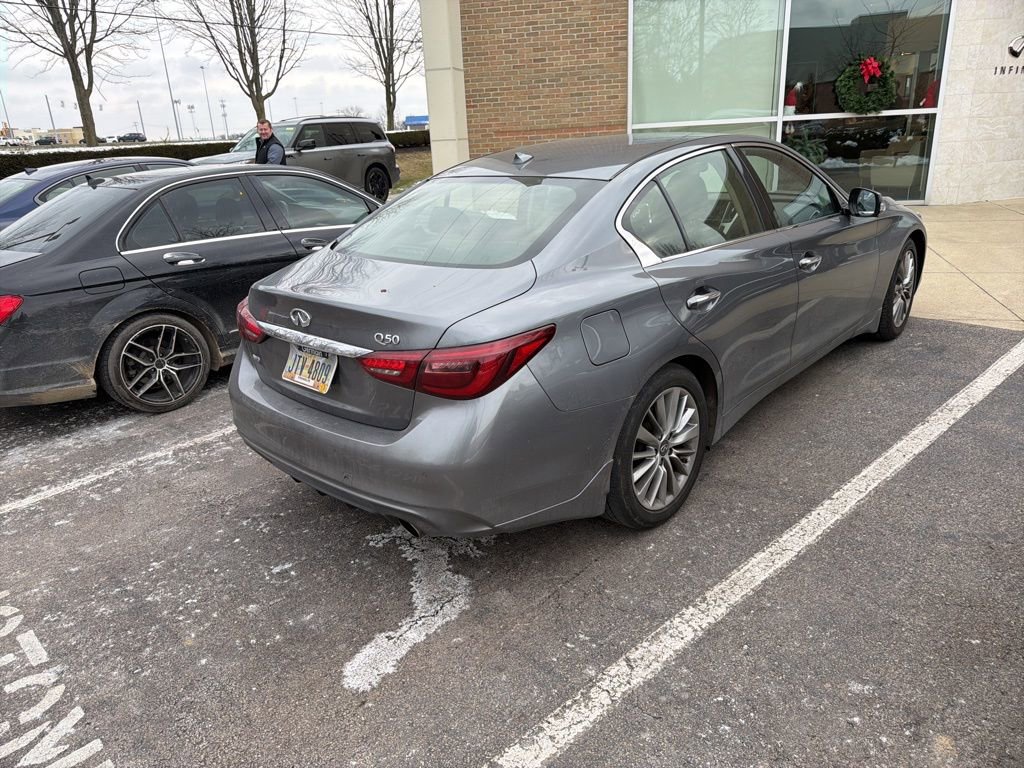 Used 2022 INFINITI Q50 Luxe w/ Cargo Package image 3