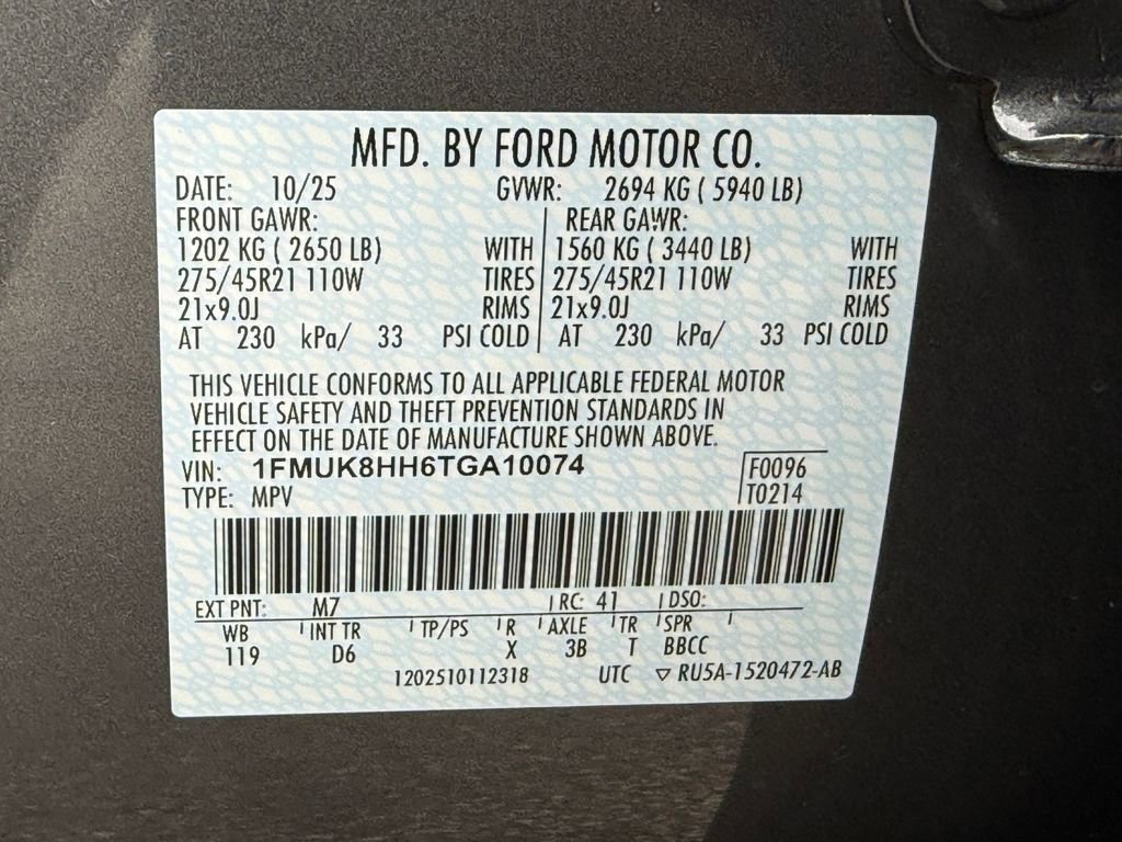 New 2026 Ford Explorer Platinum image 28