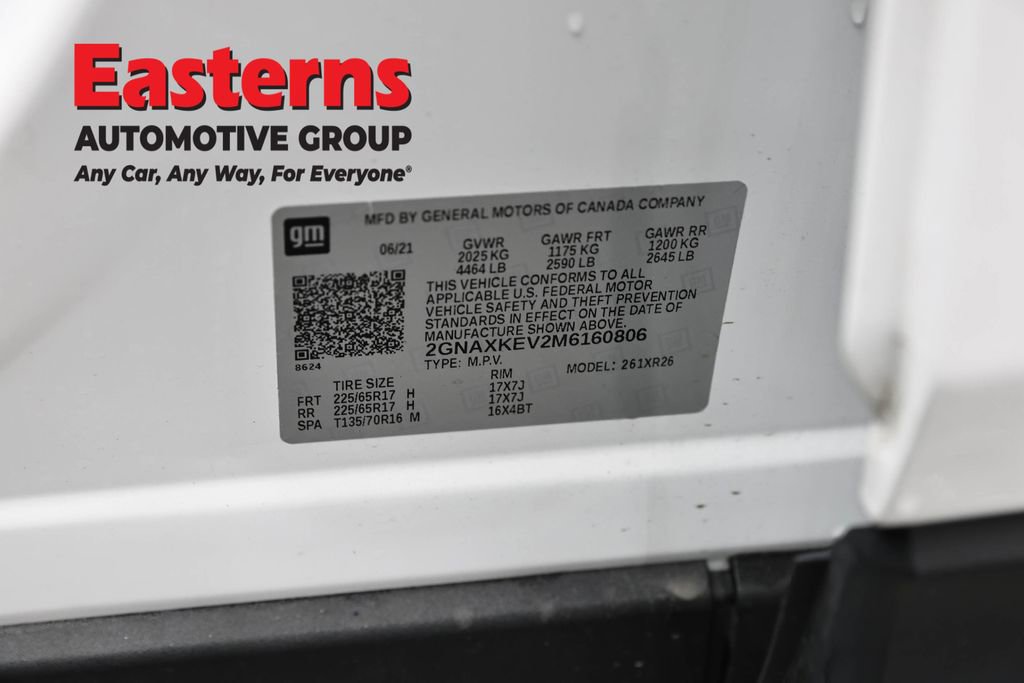 Used 2021 Chevrolet Equinox LT FWD image 34