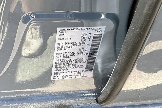 New 2026 Nissan Frontier SV AWD/4WD image 8