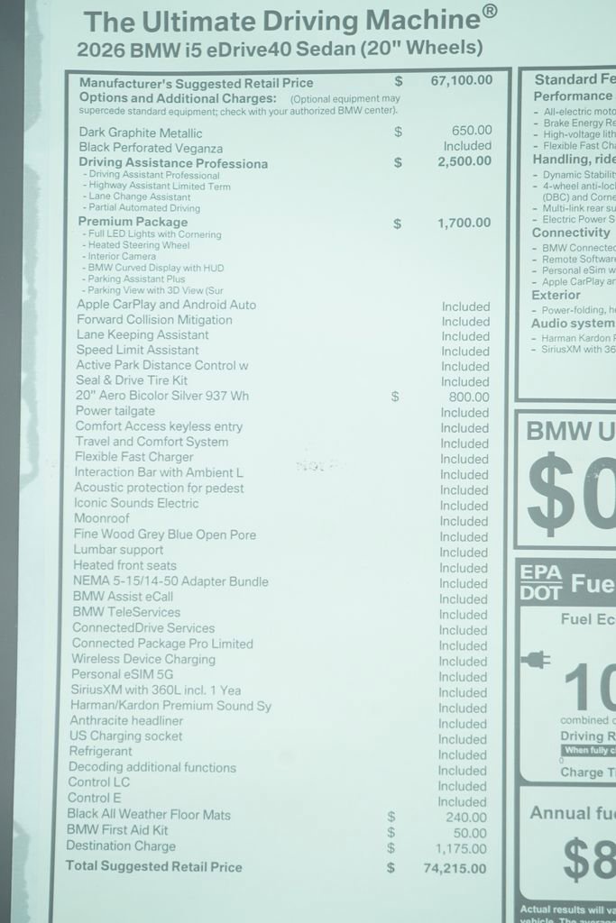 Used 2026 BMW i5 eDrive40 image 9