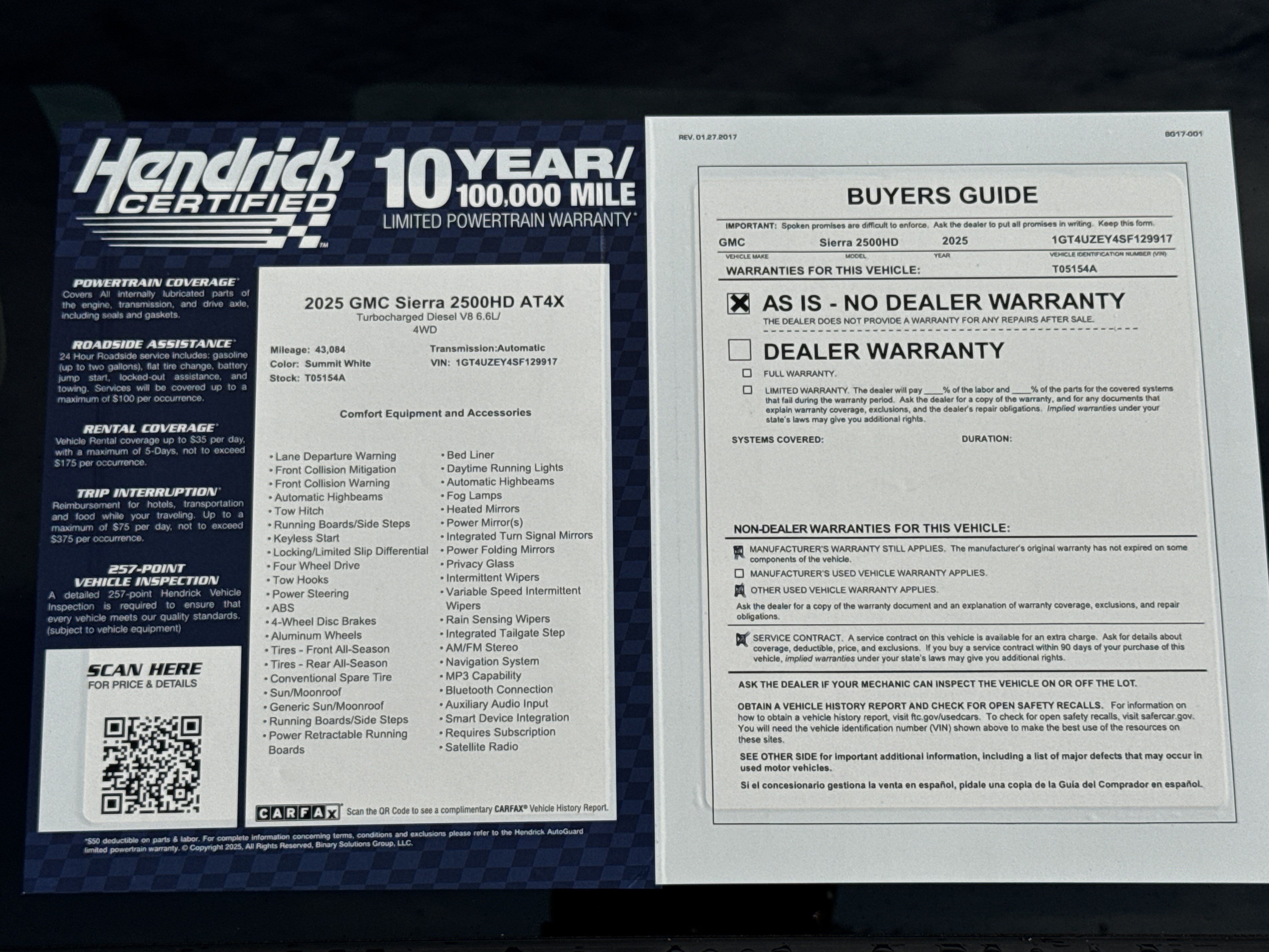 Used 2025 GMC Sierra 2500 AT4X AWD/4WD image 38