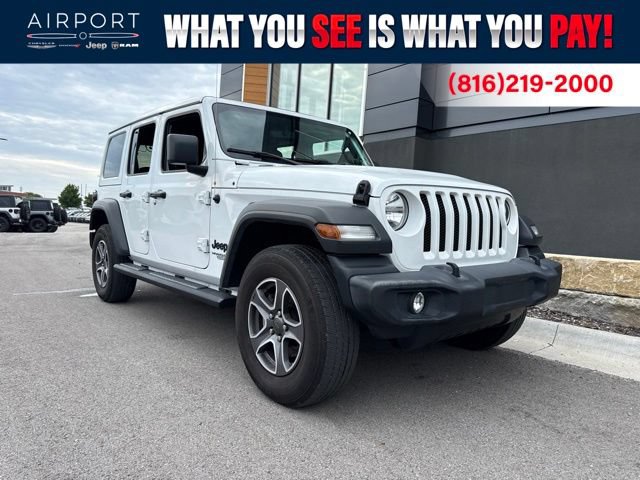 Used 2021 Jeep Wrangler Unlimited Sport w/ Sun And Sound Package AWD/4WD image 1