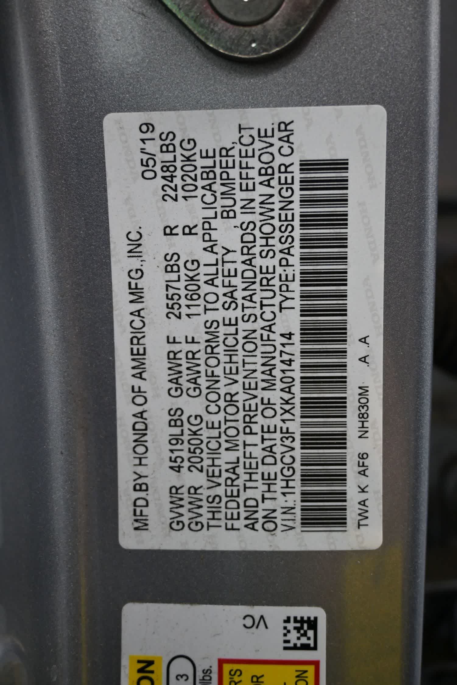 Used 2019 Honda Accord Hybrid image 11