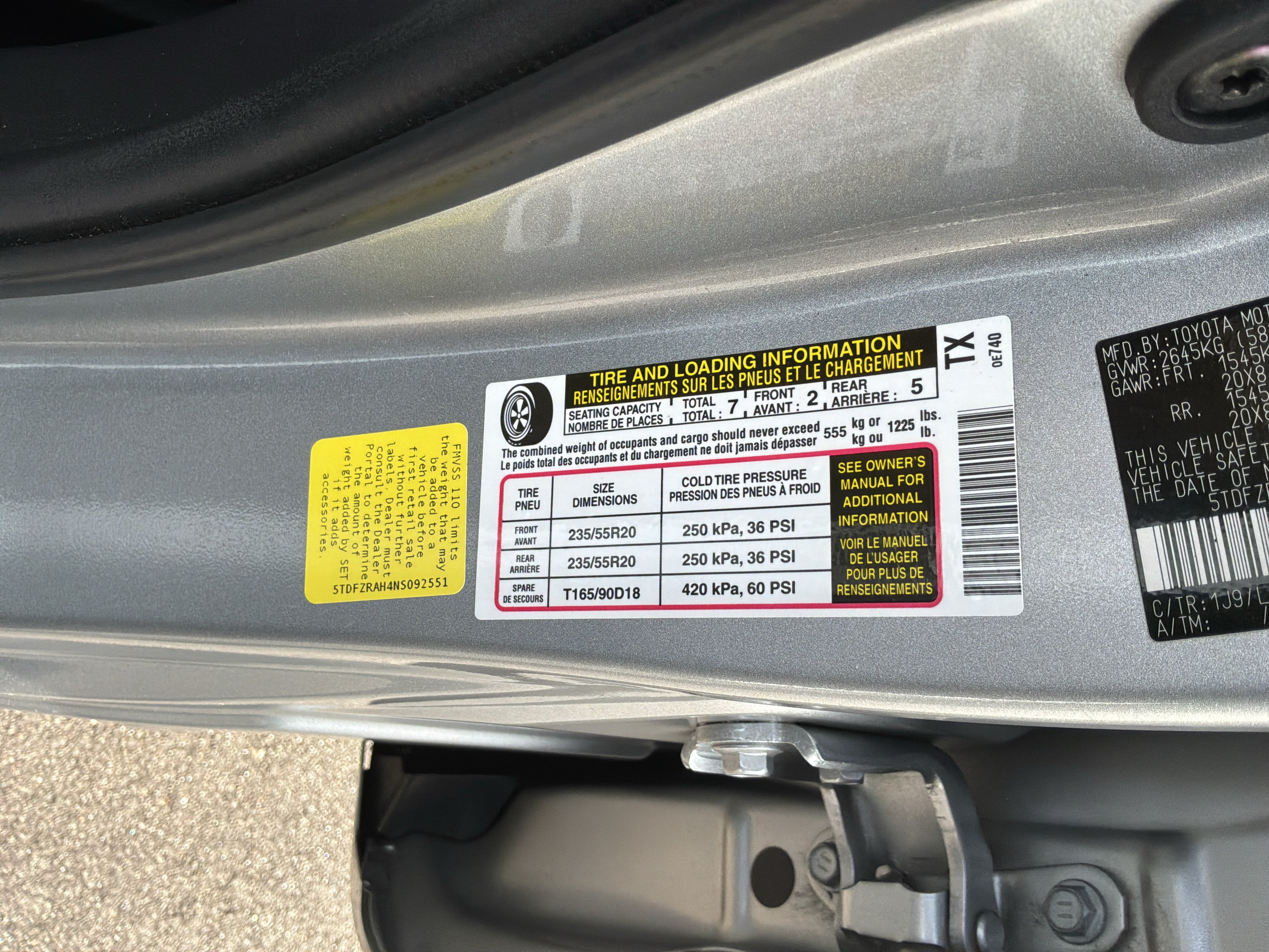 Used 2022 Toyota Highlander Platinum FWD image 36