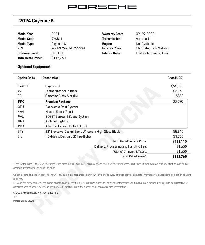 Used 2024 Porsche Cayenne S w/ Premium Package image 24