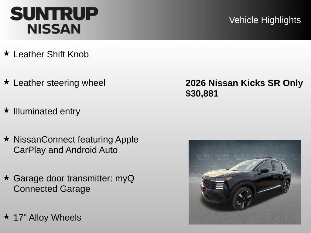 Used 2026 Nissan Kicks SR w/ SR Premium Package FWD image 42