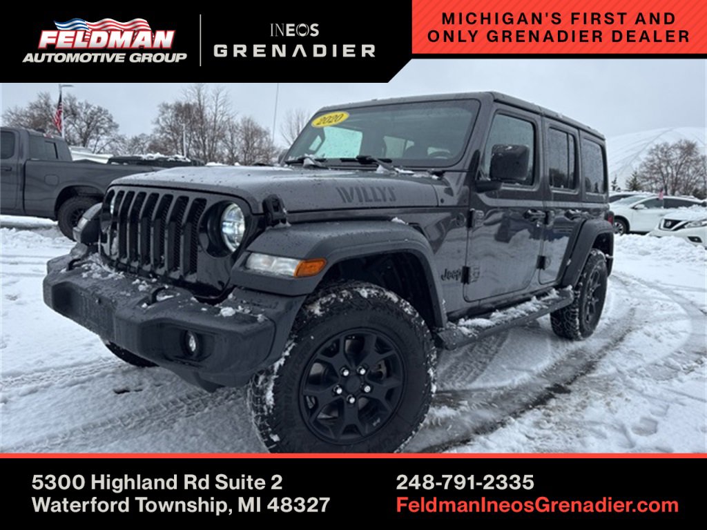 Used 2020 Jeep Wrangler Unlimited Sport image 1