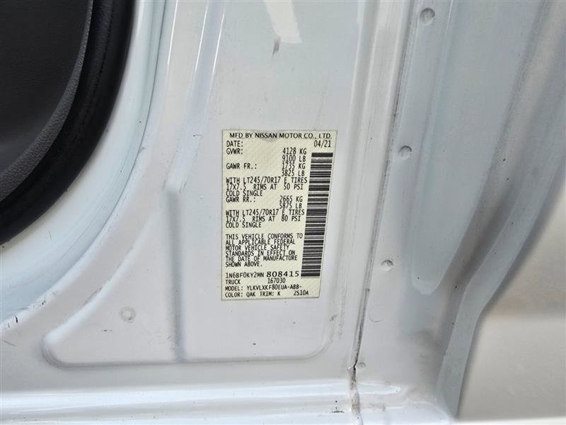 Used 2021 Nissan NV 2500 SV w/ Navigation Package RWD image 28