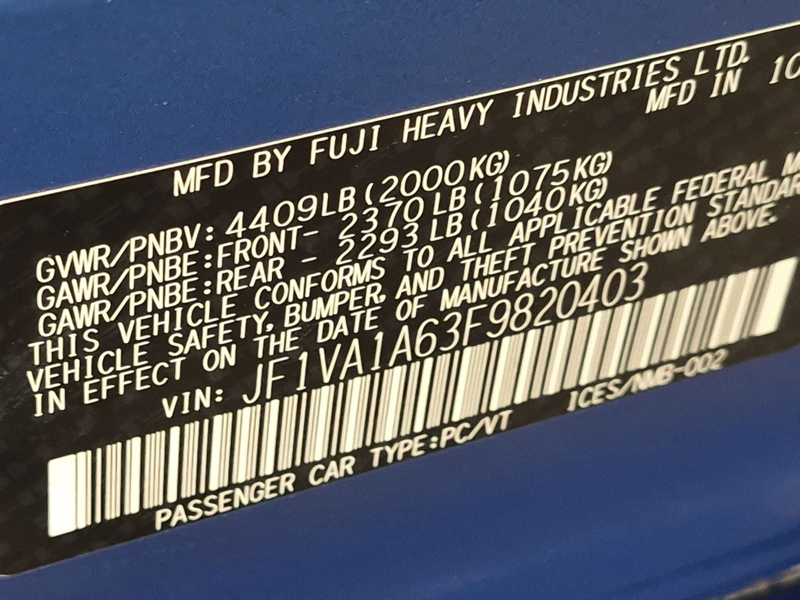 Used 2015 Subaru WRX AWD/4WD image 34