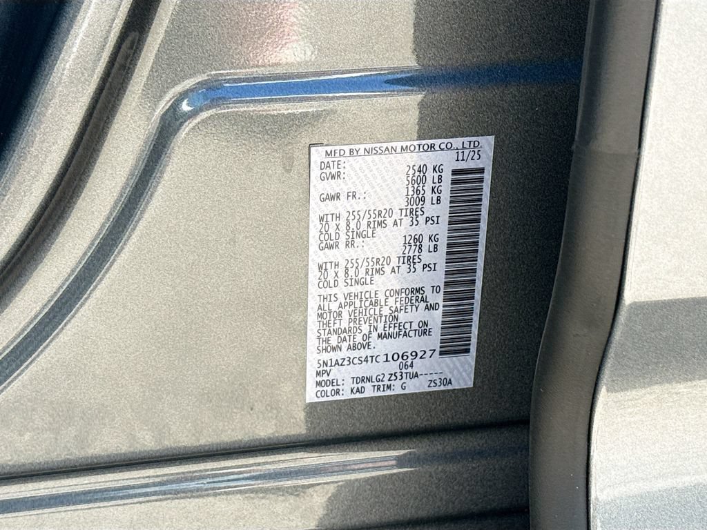 New 2026 Nissan Murano SL AWD/4WD image 35
