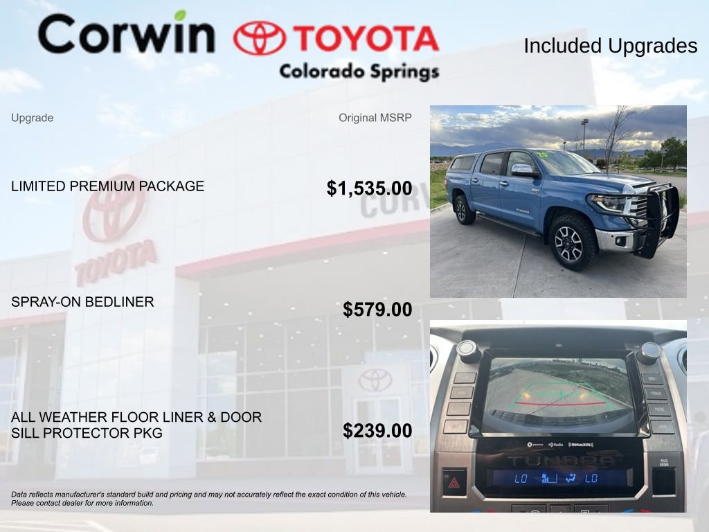 Used 2020 Toyota Tundra Limited w/ Limited Premium Package AWD/4WD image 4