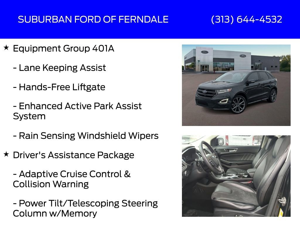 Used 2015 Ford Edge Sport w/ Equipment Group 401A image 9