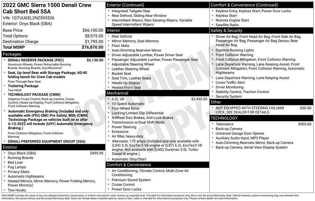 Used 2022 GMC Sierra 1500 Denali w/ Denali Reserve Package image 34