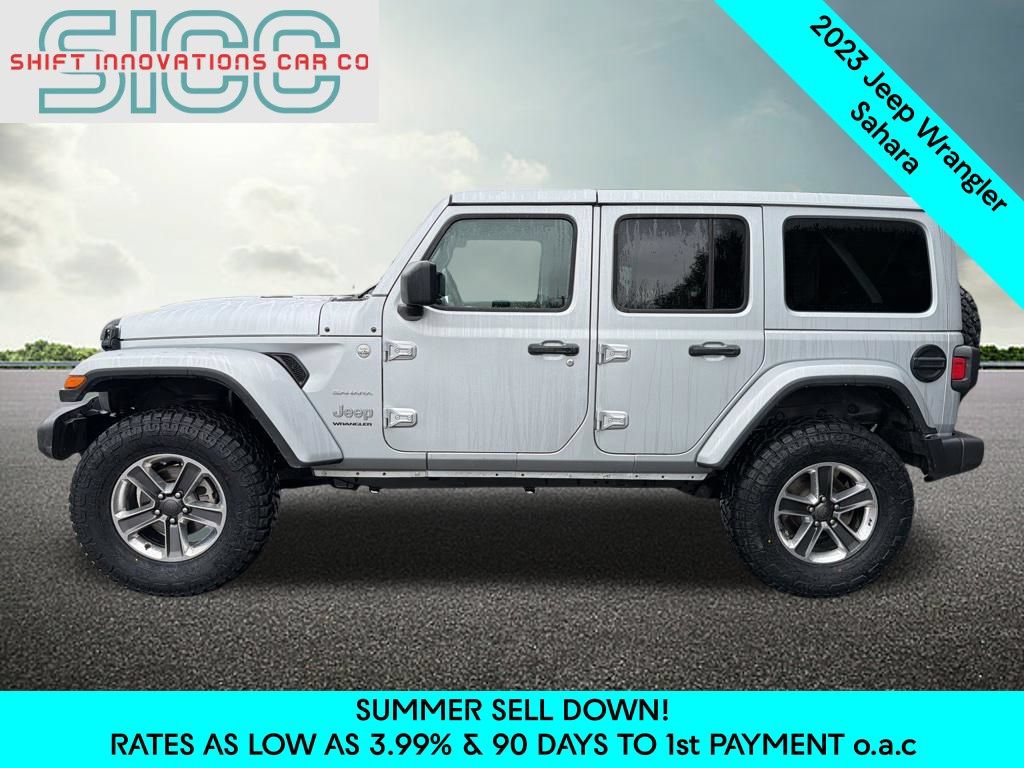 Used 2023 Jeep Wrangler Unlimited Sahara AWD/4WD image 3
