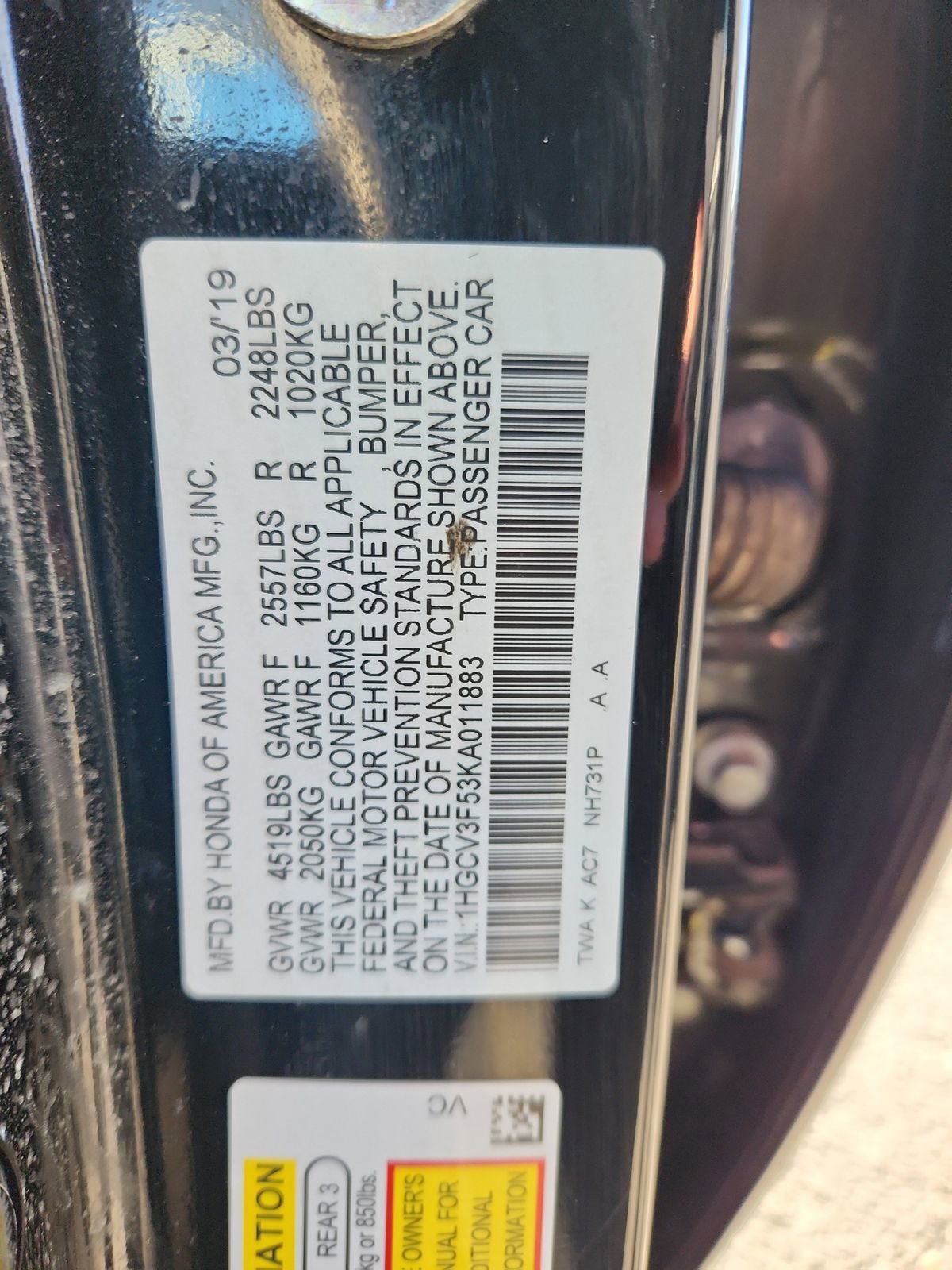 Used 2019 Honda Accord EX-L image 19