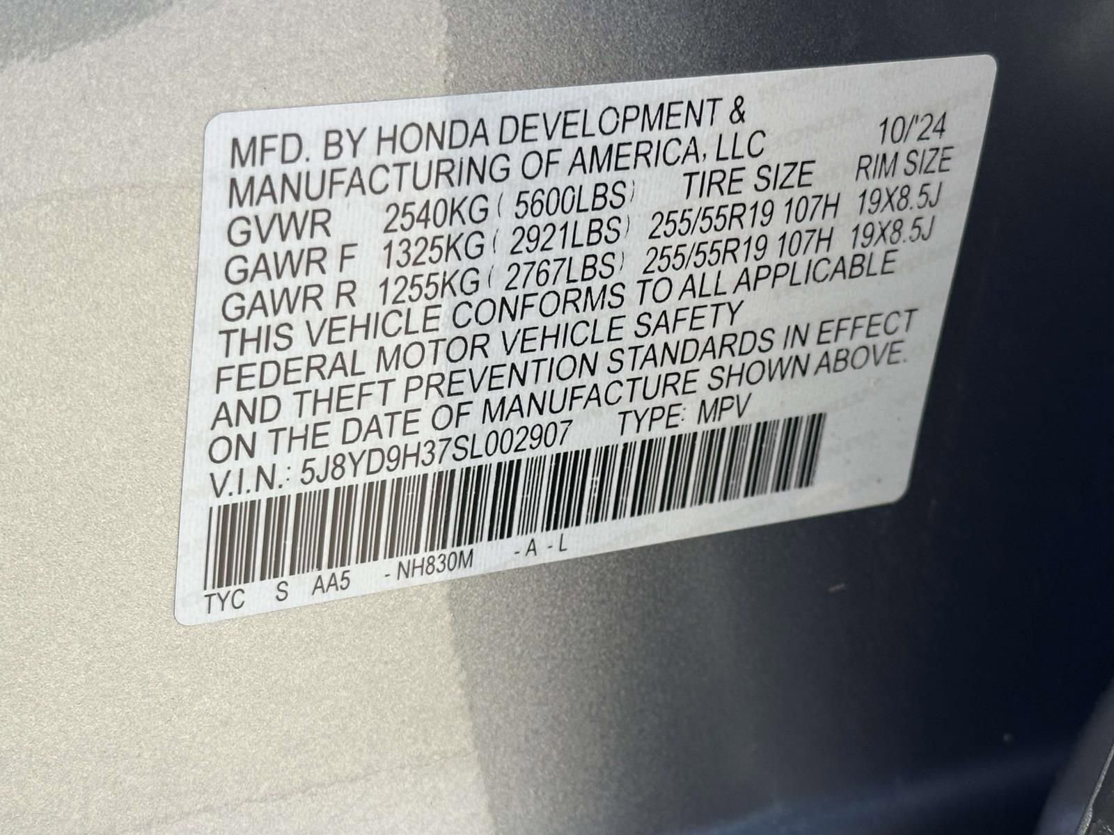 Certified 2025 Acura MDX FWD image 27