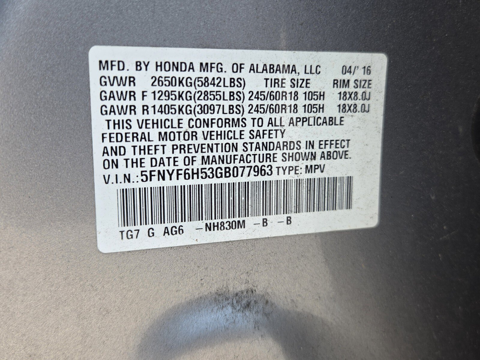 Used 2016 Honda Pilot EX-L image 14