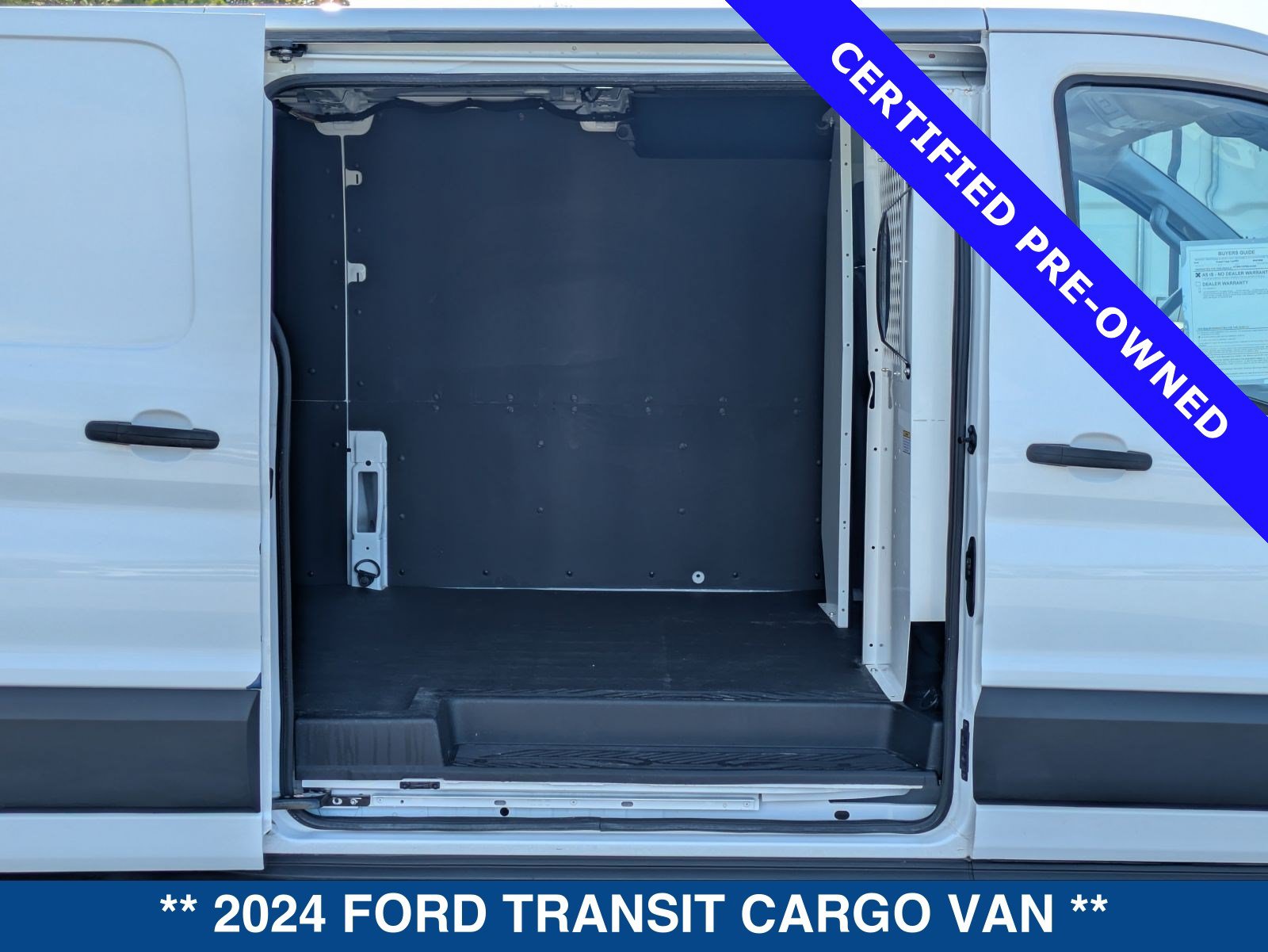 Certified 2024 Ford Transit 350 Low Roof w/ Load Area Protection Package RWD image 15