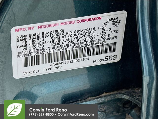 Used 2003 Mitsubishi Montero Limited AWD/4WD image 30