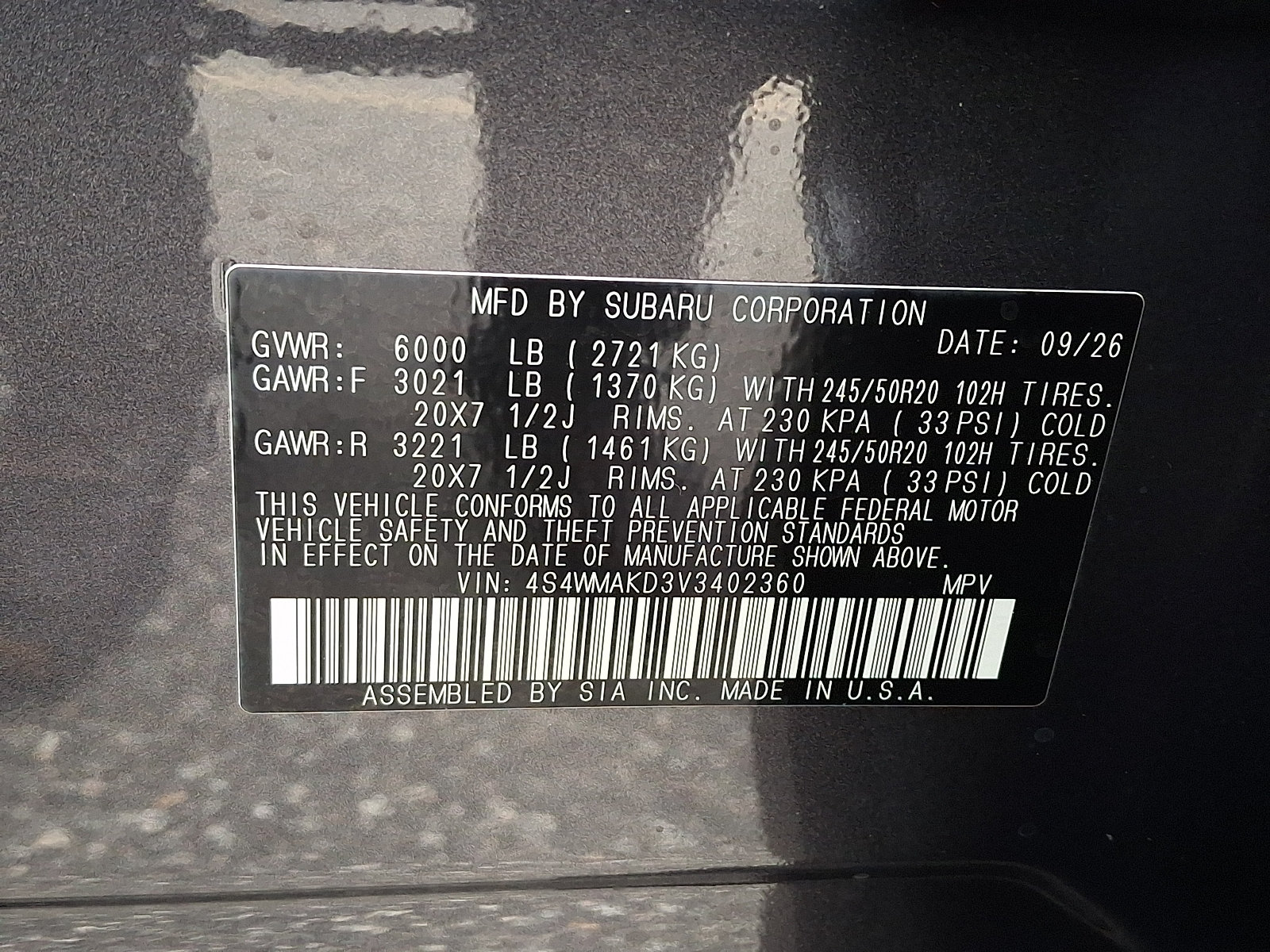 New 2027 Subaru Ascent Touring AWD/4WD image 22