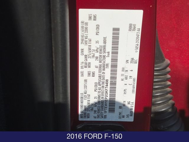 Used 2016 Ford F150 XLT w/ Equipment Group 302A Luxury AWD/4WD image 29