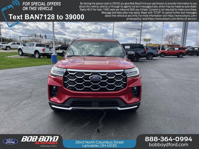 New 2026 Ford Explorer Platinum w/ LUX Leather Package image 2