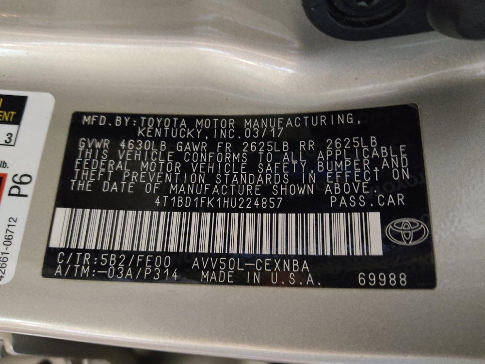 Used 2017 Toyota Camry LE FWD image 33