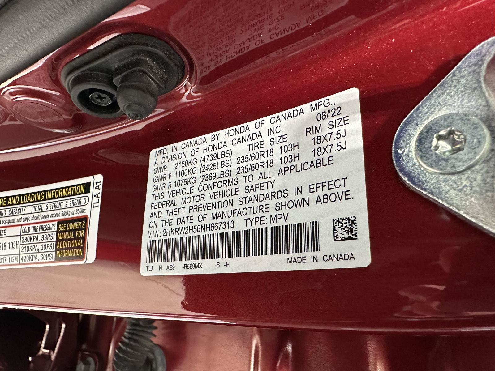 Used 2022 Honda CR-V EX image 16