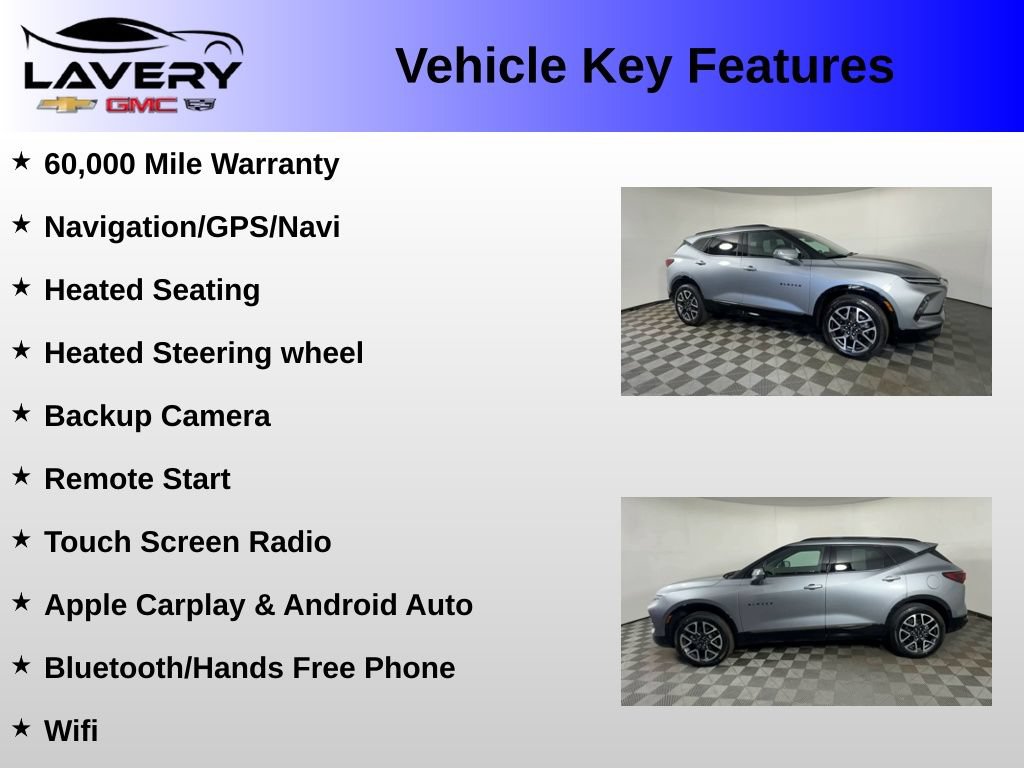 Used 2023 Chevrolet Blazer RS w/ LPO, Floor Liner Package FWD image 2