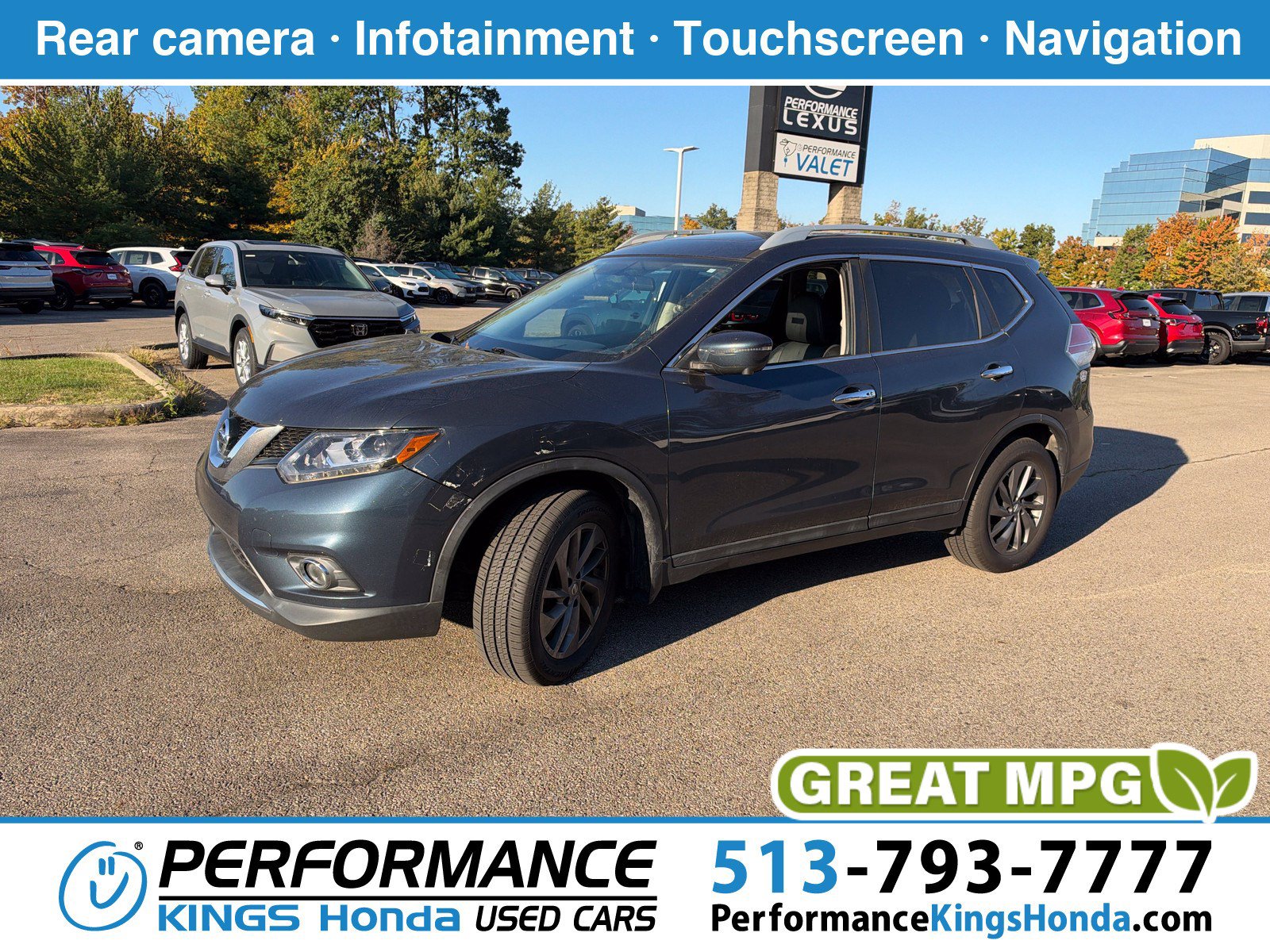 Used 2016 Nissan Rogue SL w/ SL Premium Package AWD/4WD image 1
