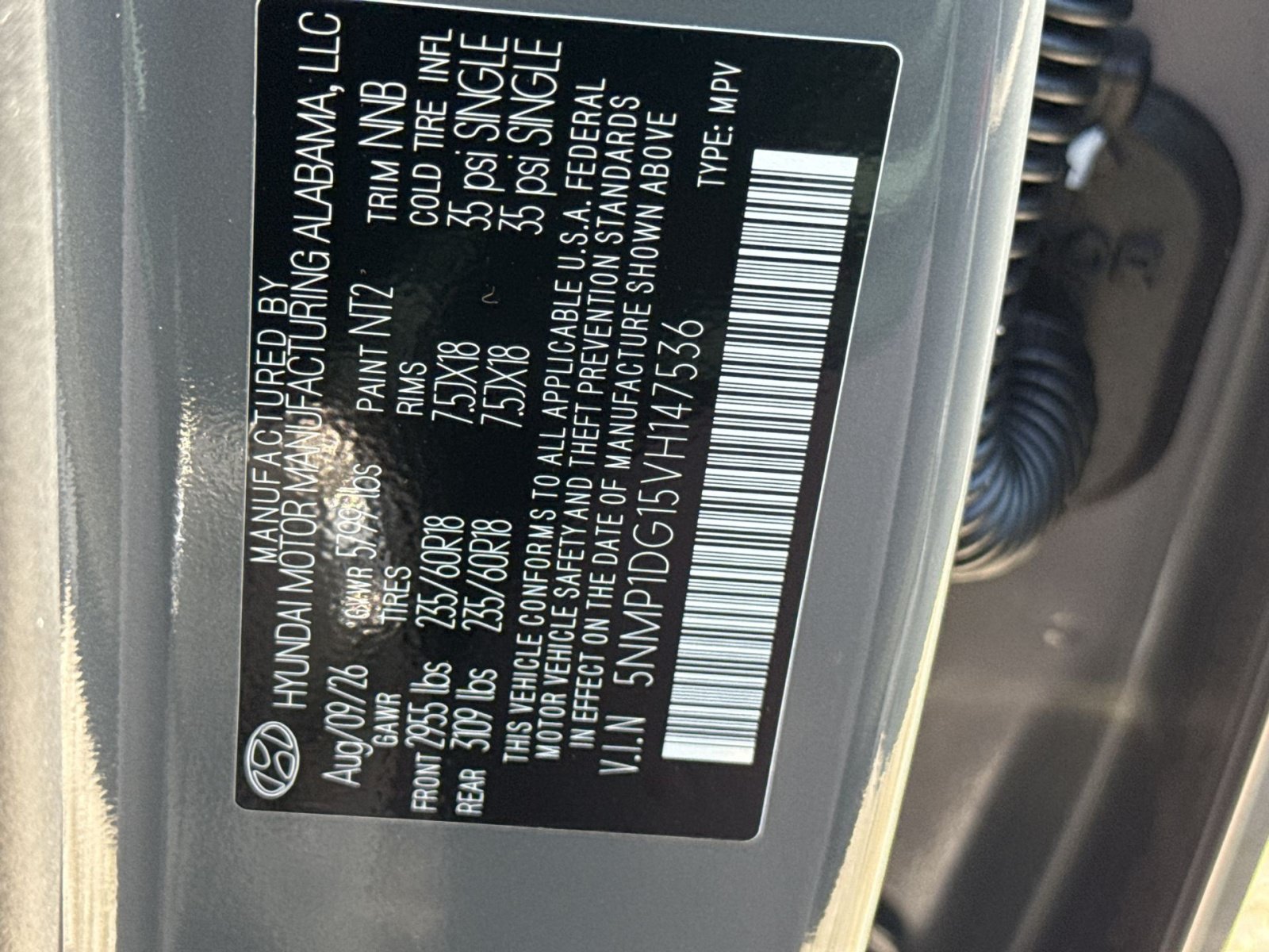 New 2027 Hyundai Santa Fe SE AWD/4WD image 30