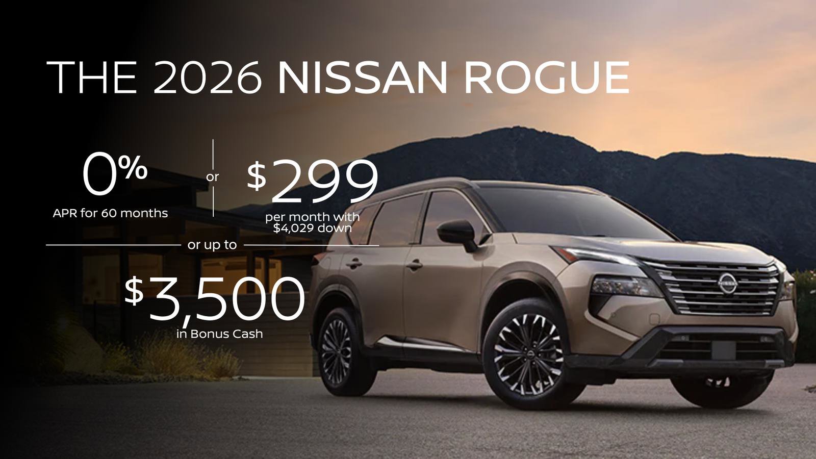 New 2026 Nissan Rogue SV w/ Rock Creek Premium Package image 2