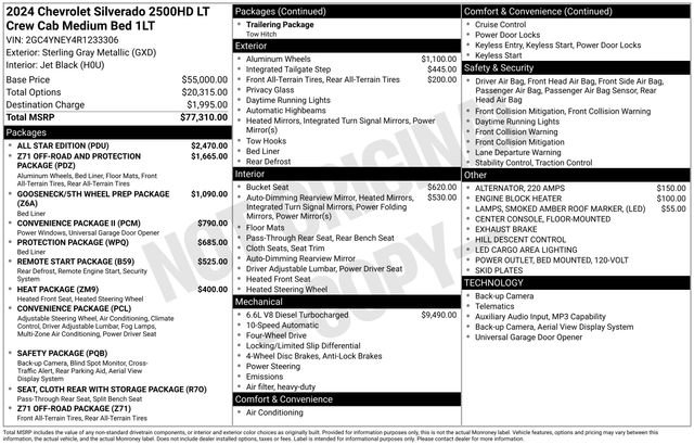 Used 2024 Chevrolet Silverado 2500 LT w/ All Star Edition AWD/4WD image 7