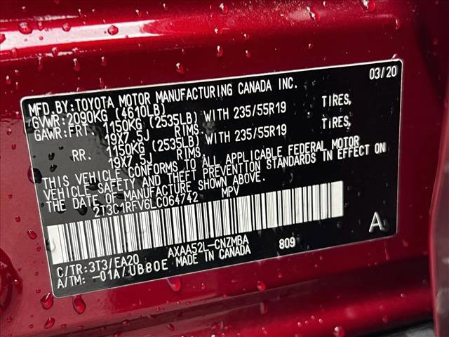 Certified 2020 Toyota RAV4 XLE Premium image 27